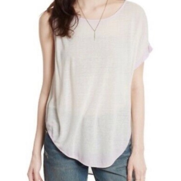 Free People Tops - NWT Free People Pluto One-Shoulder Tee in Lavender